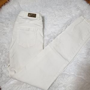 🌷 Zara White speckled skinny jean mid rise - sz 8